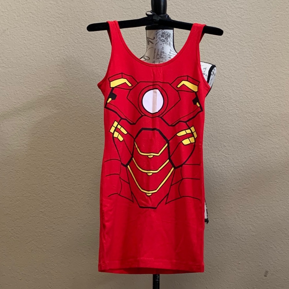 NWOT Official Marvel Ironman Tank Dress